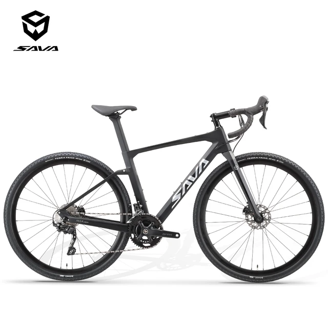 SAVA Carbon Fiber Gravel Road Bike with SHIMAN0 GRX400 20 Speed Hydraulic Disc Brakes Bike for All Off Road Terrain AliExpress