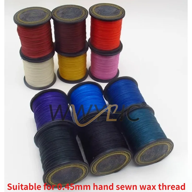 

Вощеная нейлоновая нить 0,45 мм, 280 м для ручного шитья и работы с кожей