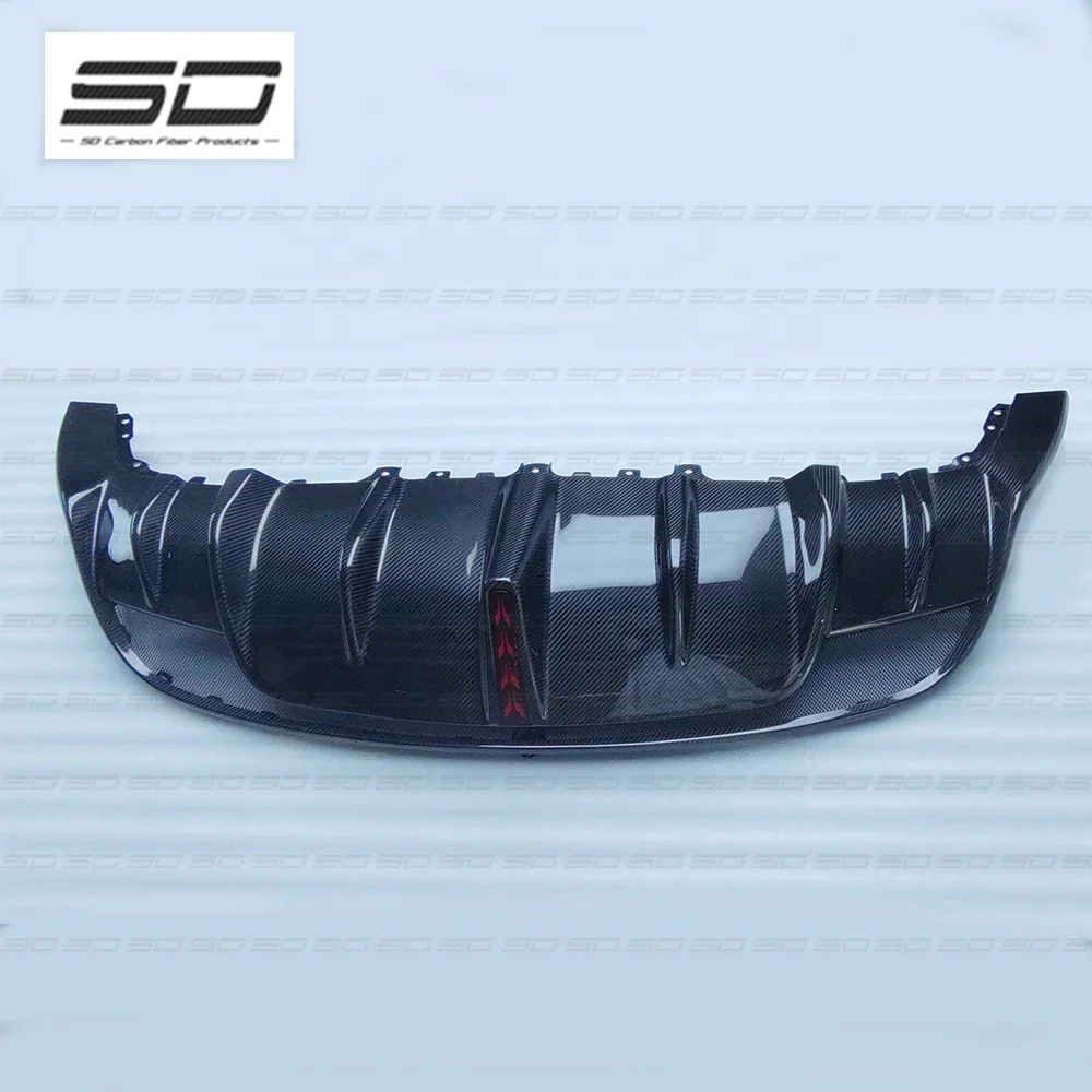 High Quality Real Carbon Fiber Body Kit Rear Diffuser Lip for  Model Y SD Carbon Wide Body