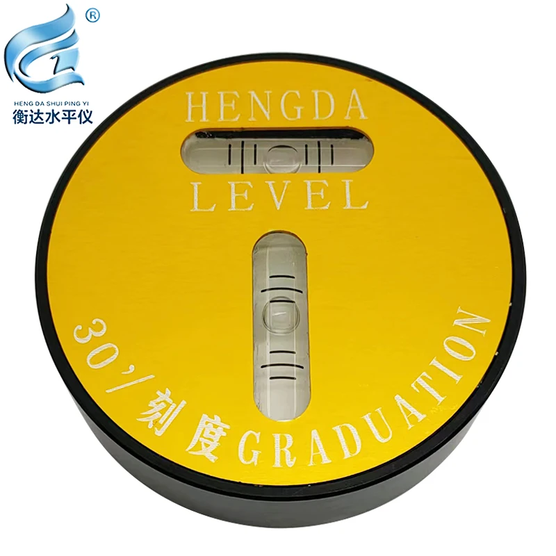 Metal T-type horizontal bubble high-precision horizontal bubble circular level two-way level bubble 74*20mm