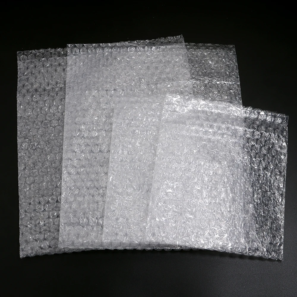10-30pcs Bubble Mailers Transparent Plastic Cushioning Wrap Envelope Shockproof Packing Bags Shipping Packaging Bag Wholesale