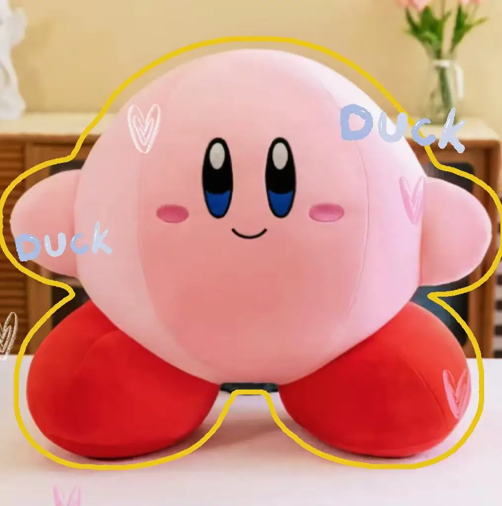 2025AnimeStar Kirbyed Plush Toys Soft Stuffed Animal Doll Fluffy Pink Plush Doll Pillow Room Decoration Toys For Children's Gift