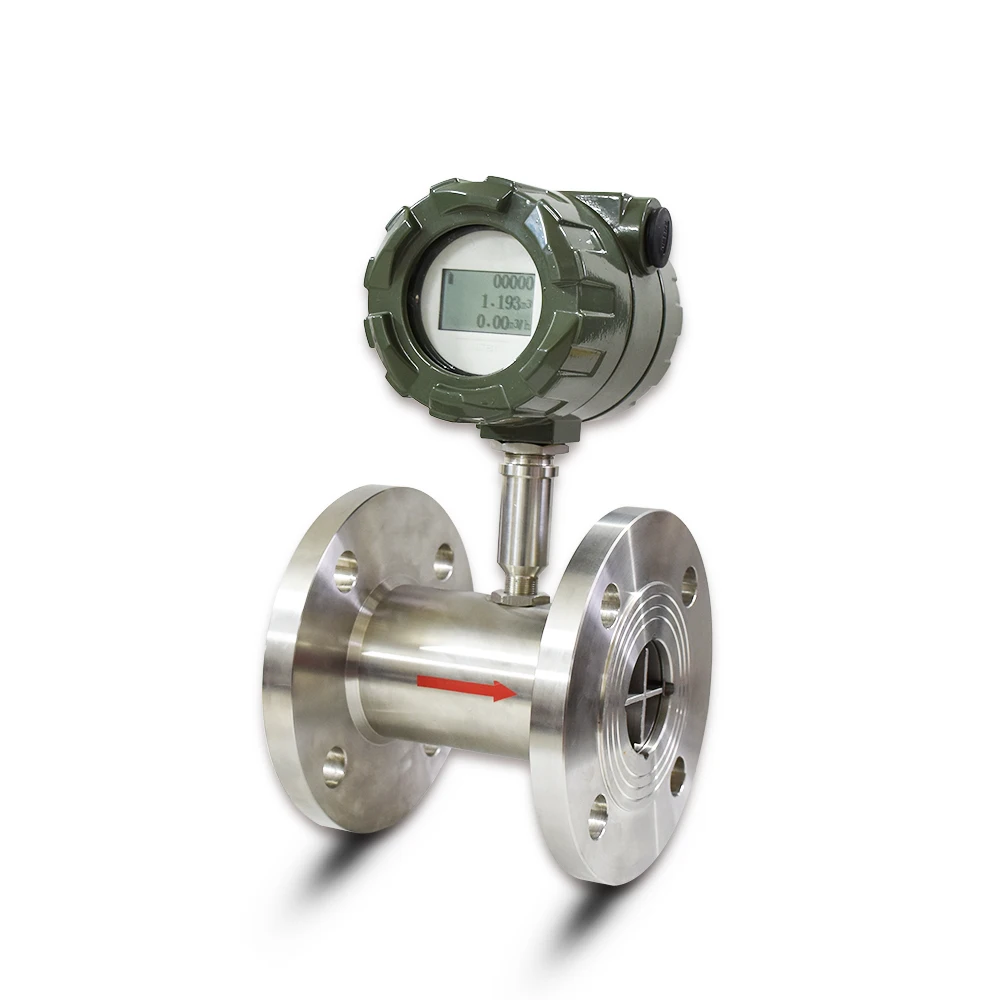 25Bar DN80 LWGY Digital Intelligent Integration Flowmeter Turbine Flow Meter for Light Viscosity Media