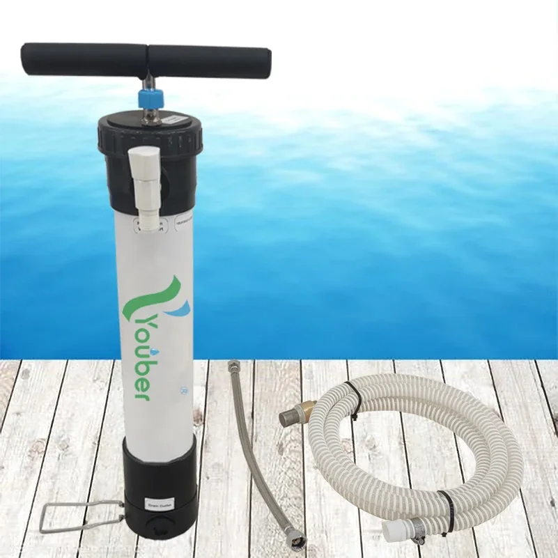 YYHC-Manual pump water filter Outdoor drinking water filtration system UF system Emergency water filtration high throughput