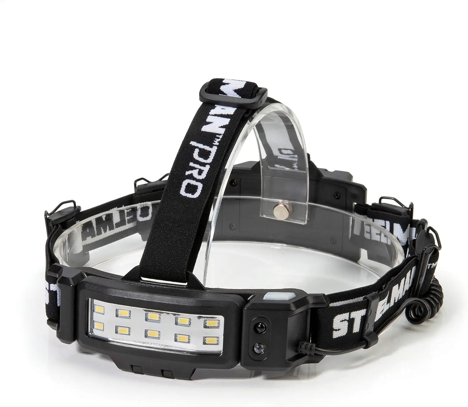 

Steelman Slim Profile Rechargeable LED Headlamp, 250-Lumen, 3 Settings, 20m Range, Water-Resistant
