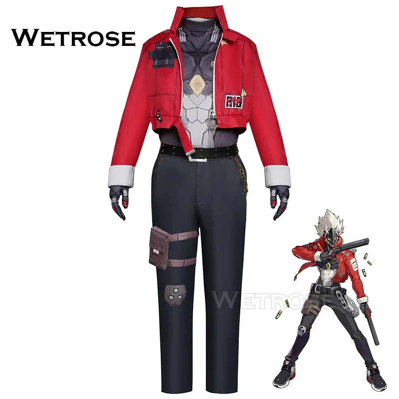 

【Wetrose】In Stock Billy Kid Cosplay Costume ZZZ Zenless Zone Zero Billy Kid Full Set Wig Halloween Xmas