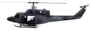 600 Size Fiberglass Scale Fuselage For UH-1N Bell212 Helicopters