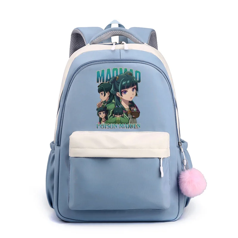 Anime pamiętniki aptekarskie plecak damskie śliczne Bookbags szkolne wysokiej jakości plecak o dużej pojemności plecaki na laptopa