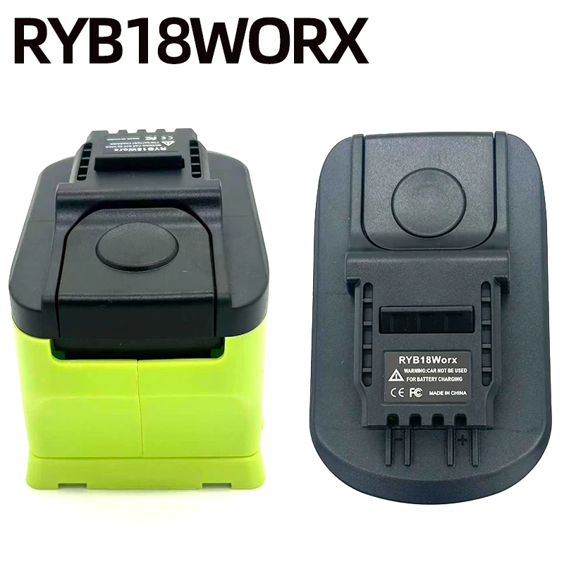 RYB18WORX Battery Adapter for RYOBI 18V Lithium-ion ONE+ Batteries Compatible with For WORX 4-pin Battery Power Cordless Tools