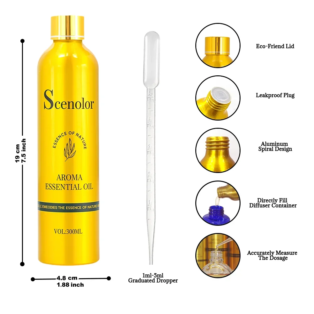 فندق 300 مللي زيت طبيعي متجر لبيع الملابس الراقية زيت نبات نقي مستخلص غرفة العطر معطّر الهواء المنزلي للعطور الناشرية