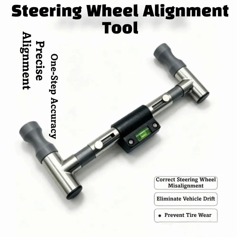 High Precision Steering Wheel Centering Tool Steering Positioning Auto Wheel Alignment Wheel Alignment Gauge Adjustable