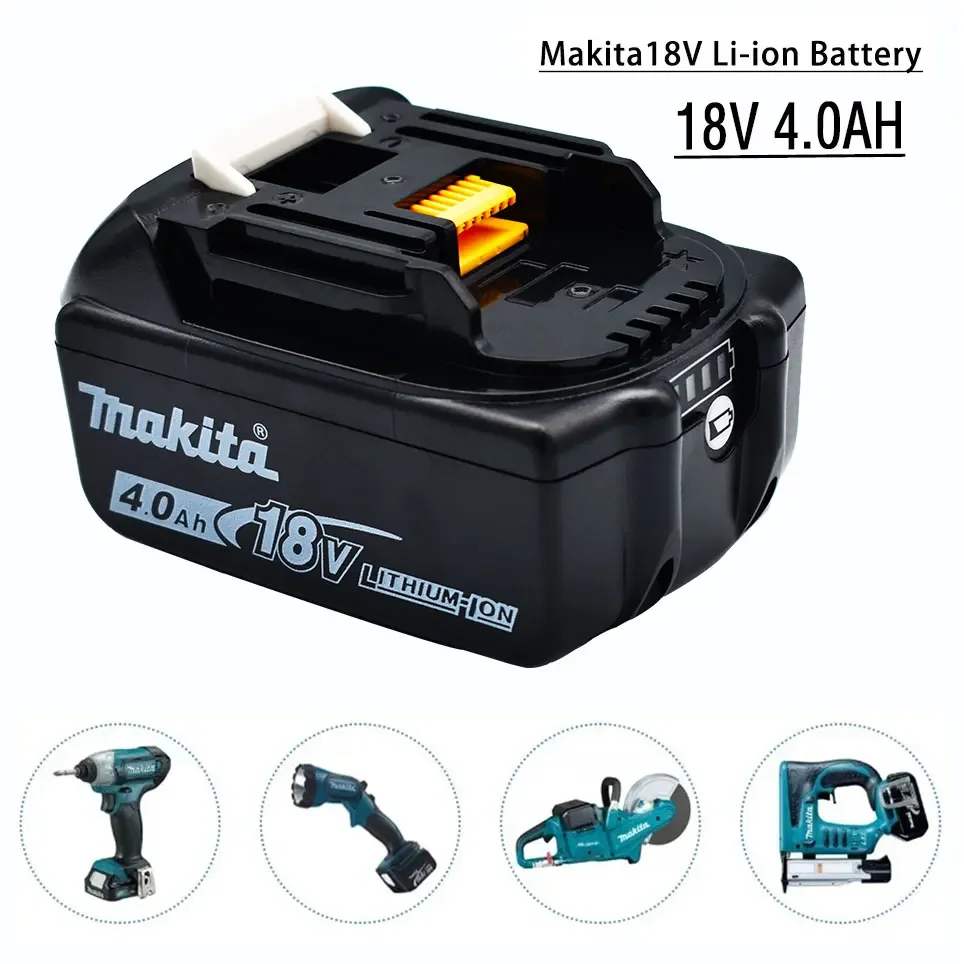 Batterie de rechange aste pour Makita, outils d'origine, 18V, 4,0 Ah, BL1840, BL1850, BL1860, BL1860B