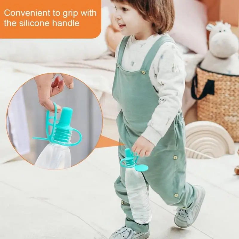 

Water Bottle Spout Travel Top Adapter For Children Leakproof Soft Silicone Water Bottle Top Spout For Baby Travel Home Use
