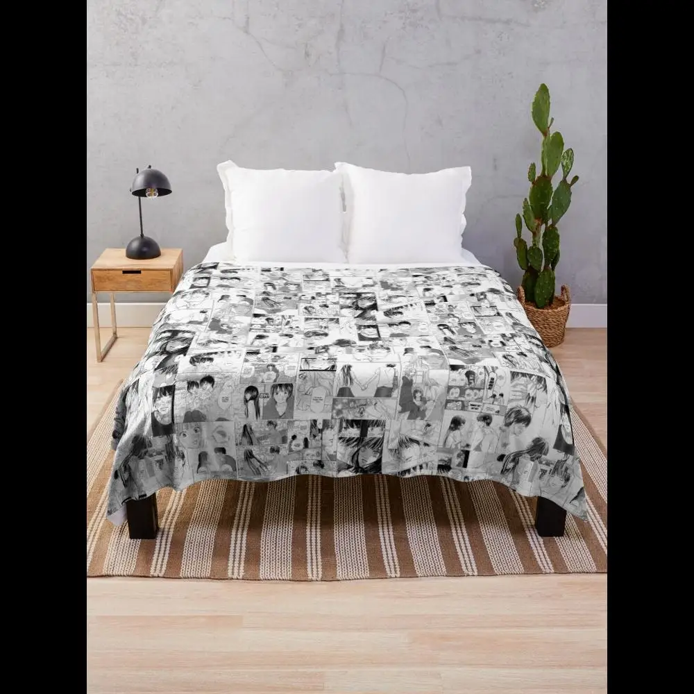Kimi ni todoke manga collage Throw Blanket Soft Cozy Plaid Throw for Home Decor Living Room Sofa Bed Throws Blankets