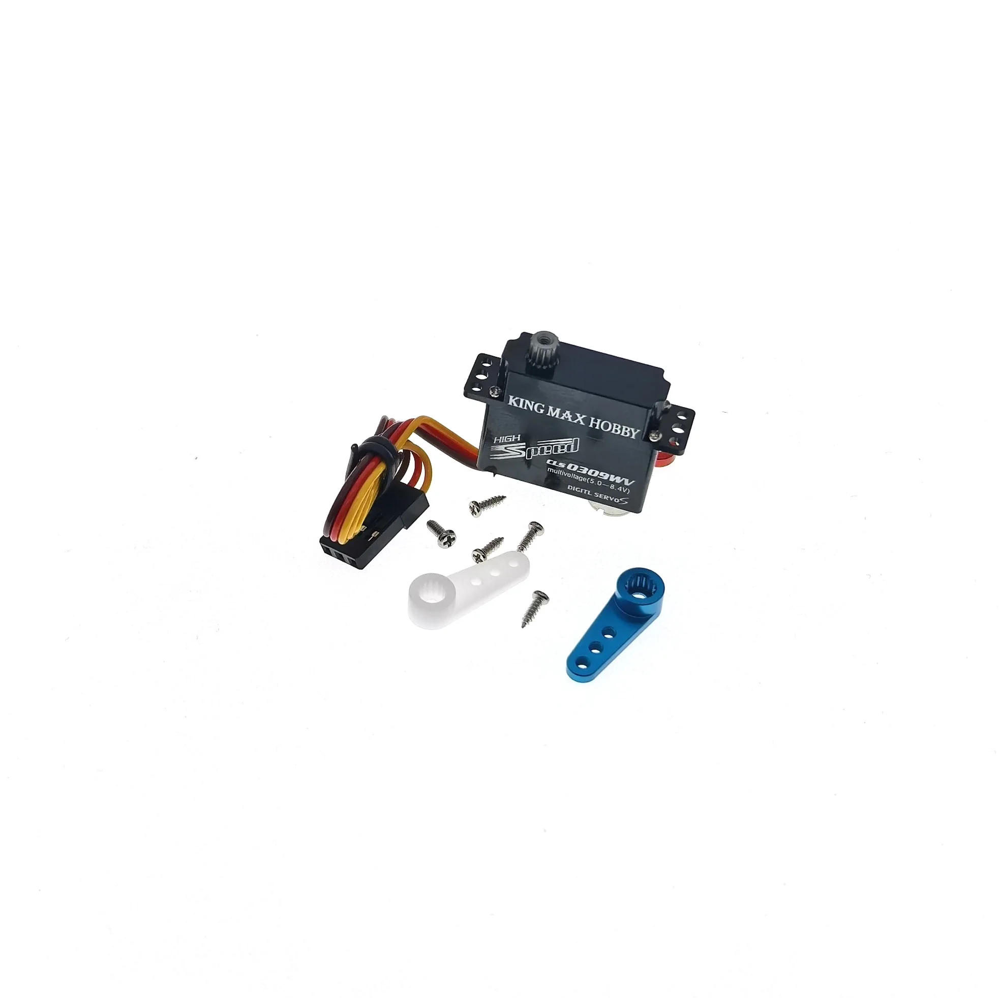 KINGMAX CLS0309W Мини Цельнометаллический Цифровой Высоковольтный Высокий Крутящий момент 4,5 кг Модель Планер Сервопривод Сервопривод