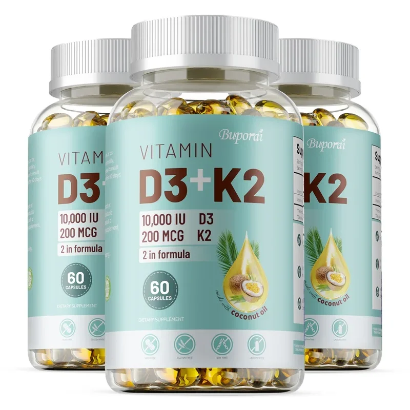 VITAMIN D3&K2 - Nerve, Muscle, Heart, Bone and Dental Health, Immune System HealthSupplements