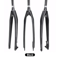 TOSEEK 26 27.5 29 Carbon Fiber Bicycle Fork,Tapered Tube Disc Brake Front Fork for Bicycle,MTB Rigid Fork,Mountain Bike Fork