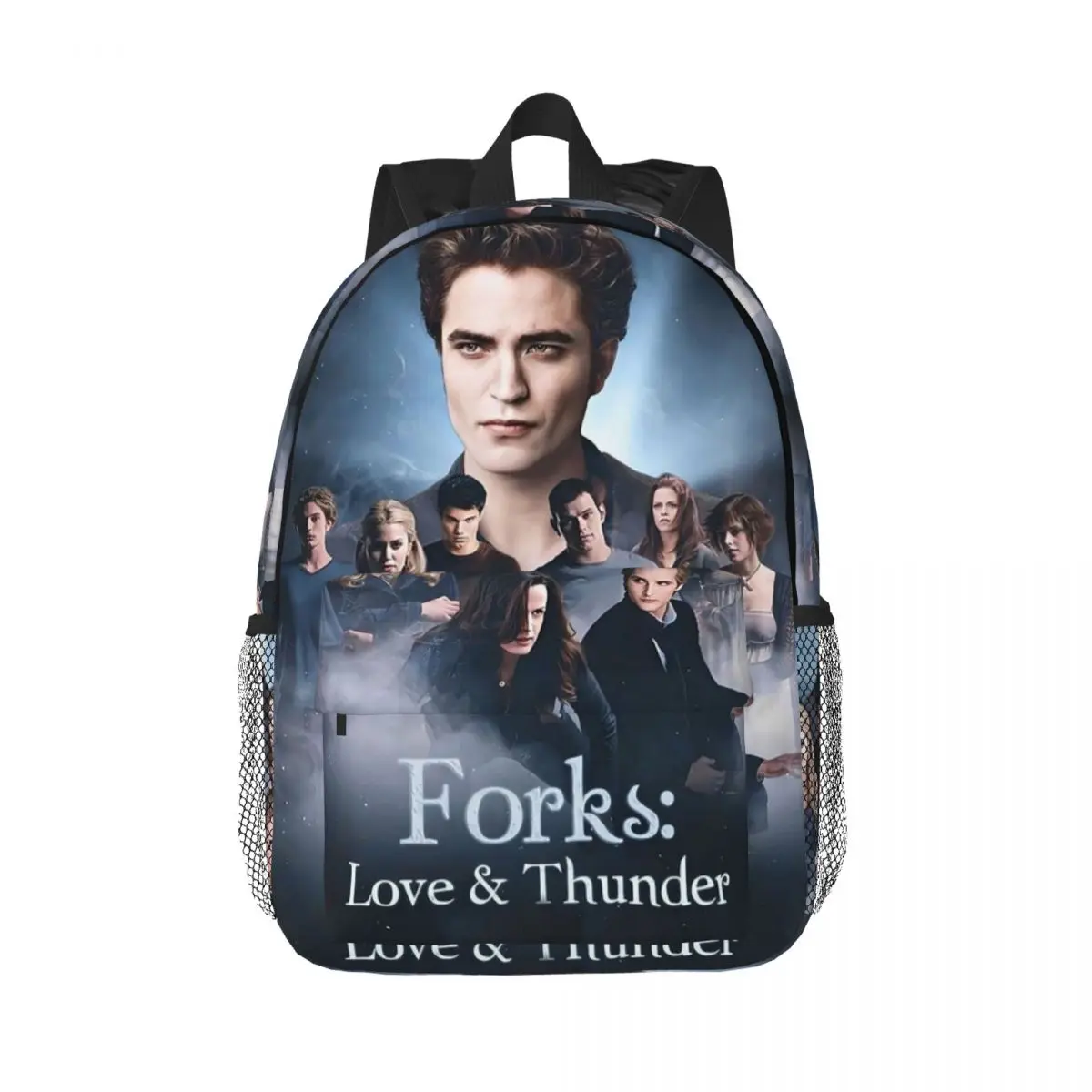 

Robert Pattinson The Twilight Saga Movie Backpack Hot Sale Daypack Boy Girls BookBag Shoulder Bags for Men Women Kids School Bag