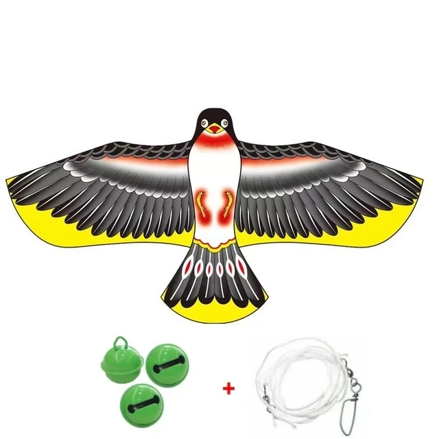 Emulatie Vliegende Havik Vlieger Vogel Scarer Drive Bird Kite Afstotend Voor Tuin Vogelverschrikker Werf Repeller