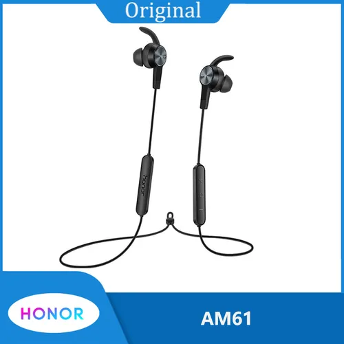 Original Huawei Honor xSport AM61 auriculares Bluetooth conexión inalámbrica con micrófono estilo intrauditivo carga fácil auriculares para deportes