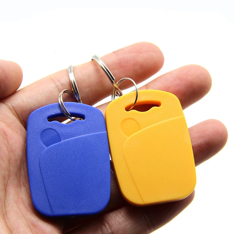 10Pcs/Lot IC+ID Dual Chip Frequency RFID 125KHZ T5577 EM4305+13.56Mhz UID Rewritable Key Keyfob