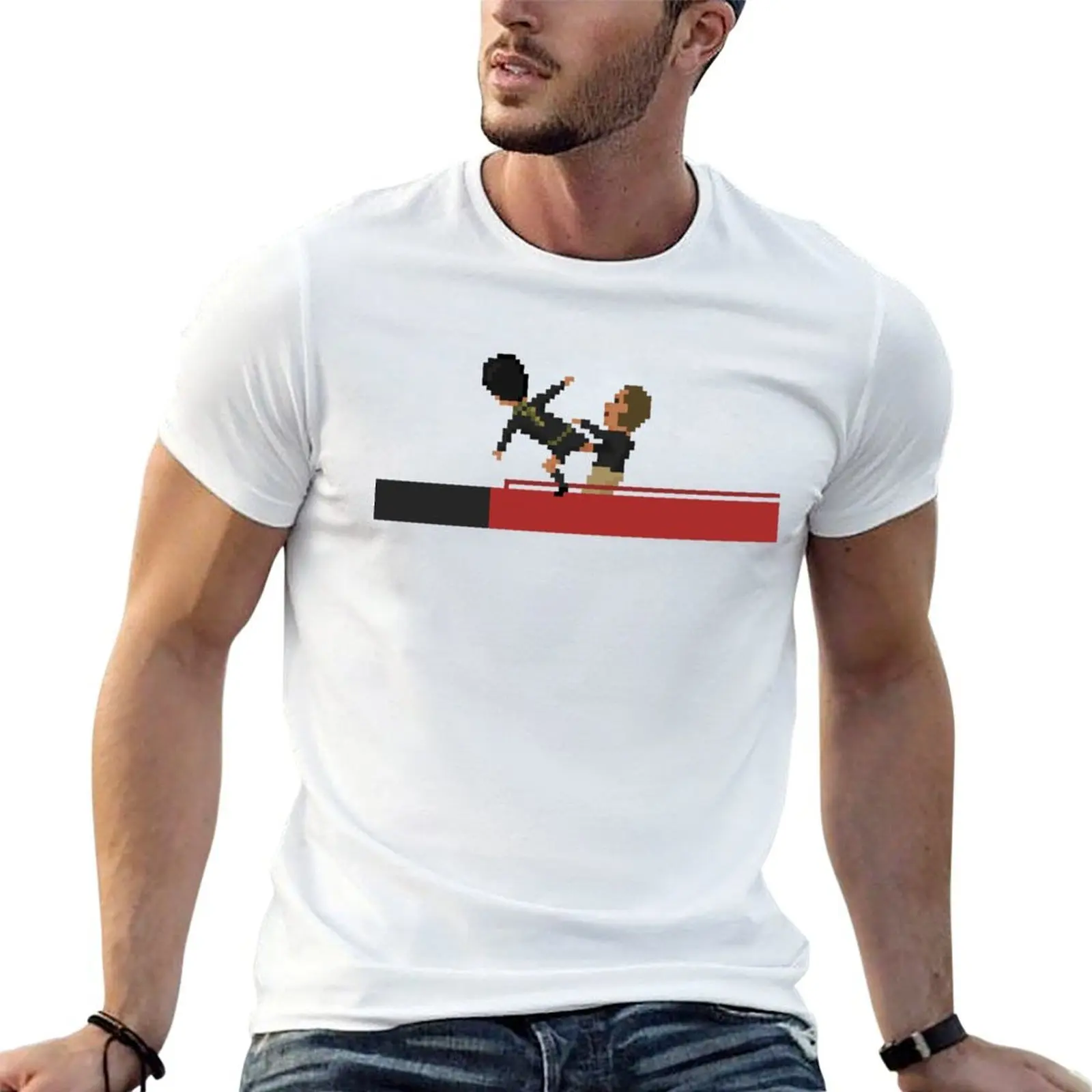 Kung Fu Kick T-Shirt vintage graphic tee anime shirt mens graphic t-shirts