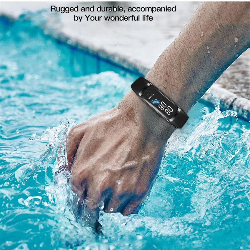 2022 Amoled สีผู้หญิงสมาร์ทนาฬิกาสายรัดข้อมือสุขภาพฟิตเนสผู้ชาย Reloj กีฬาสำหรับ Xiaomi Honor IOS PK Mi band 6 7ไม่