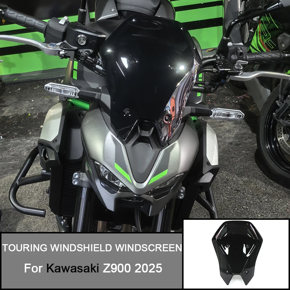 For Kawasaki Z900 Z 900 SE 2025-2026 Motorcycle Touring Windshield Visor Double Bubble Windscreen Wind Deflector Accessories