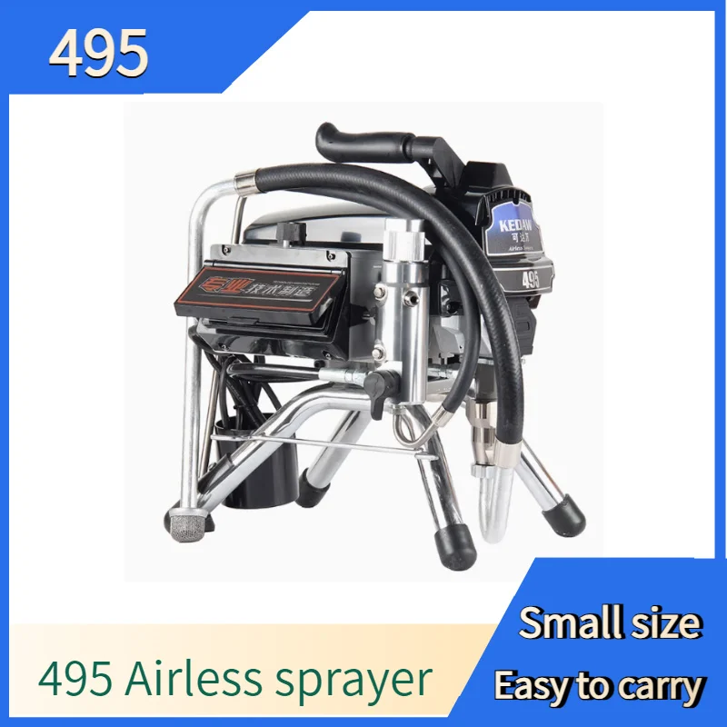 ﻿ 395 High-pressure Airless Spraying Machine Sprays Latex Paint 495 Intelligent Small High-power Paint Wall Spraying Machine