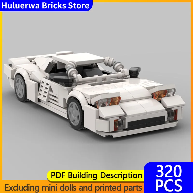 

Модель скоростного гоночного автомобиля MOC, строительные кирпичи Testarrosa, спортивный автомобиль с верхним уровнем, модульная технология, детские праздничные подарки, сборная игрушка