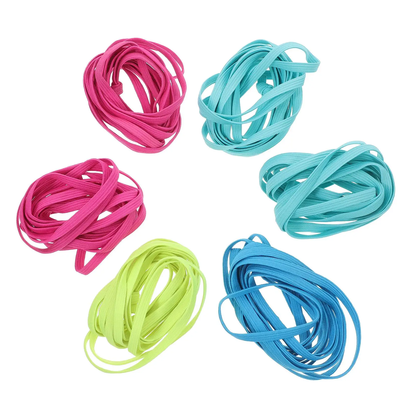 6 Pcs Elastic Ropes Jump for Fitness Rubber Band Skipping Kid Jumping Kids Child