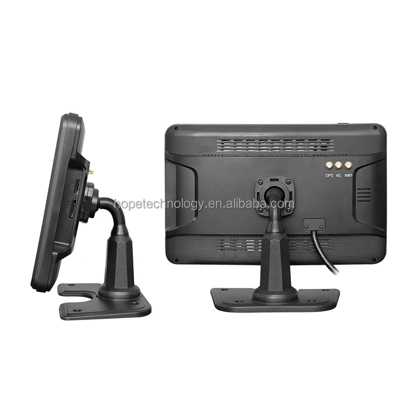 4G 10,1 Polegadas Tela Sensível Ao Toque 1080p AHD Câmera Colorida À Prova D 'Água GPS Loop Gravação 5CH DVR