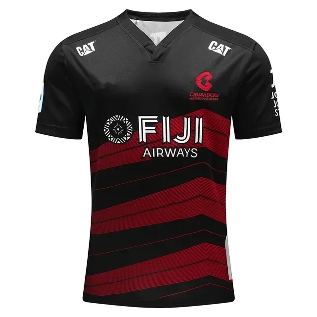 2024 Crusaders Rugby Away Mens Rugby Jersey Size:S-5XL （Print Custom Name Number）