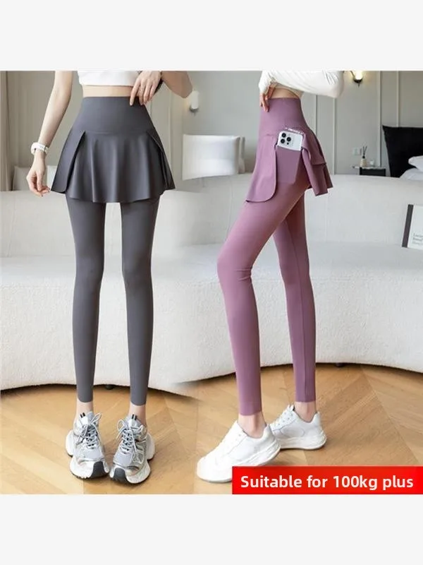 

plus Size Women's Yoga Pants ket arkskin Design Comfortable Base Layer Bot for Heavy Girls up to 200 Pou