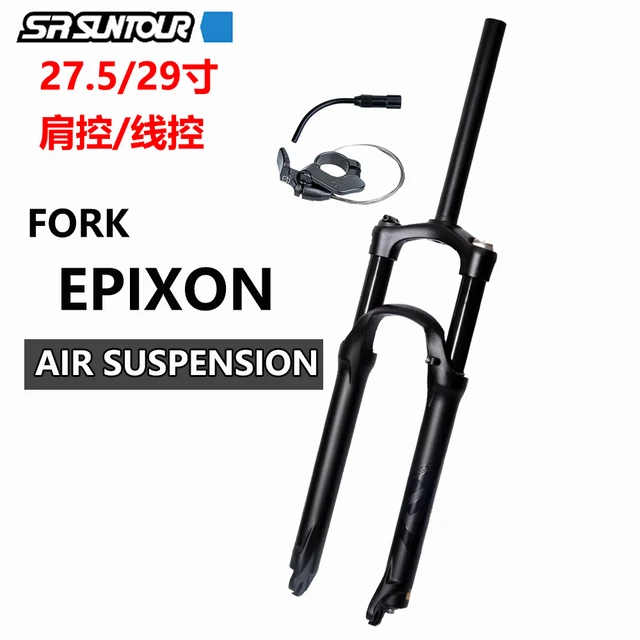 SR SUNTOUR EPIXON MTB Suspension Fork 27.5 29er QR 9x100mm XC Mountain Bike Air Damping Rebound Adjustment Forks 100mm Travel AliExpress