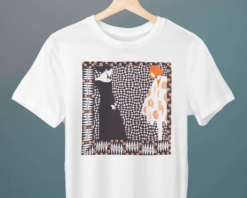 Early Spring, Koloman Moser, Unisex T-Shirt, Art T-Shirt, Art Nouveau, Gift for Her, Gift for Him