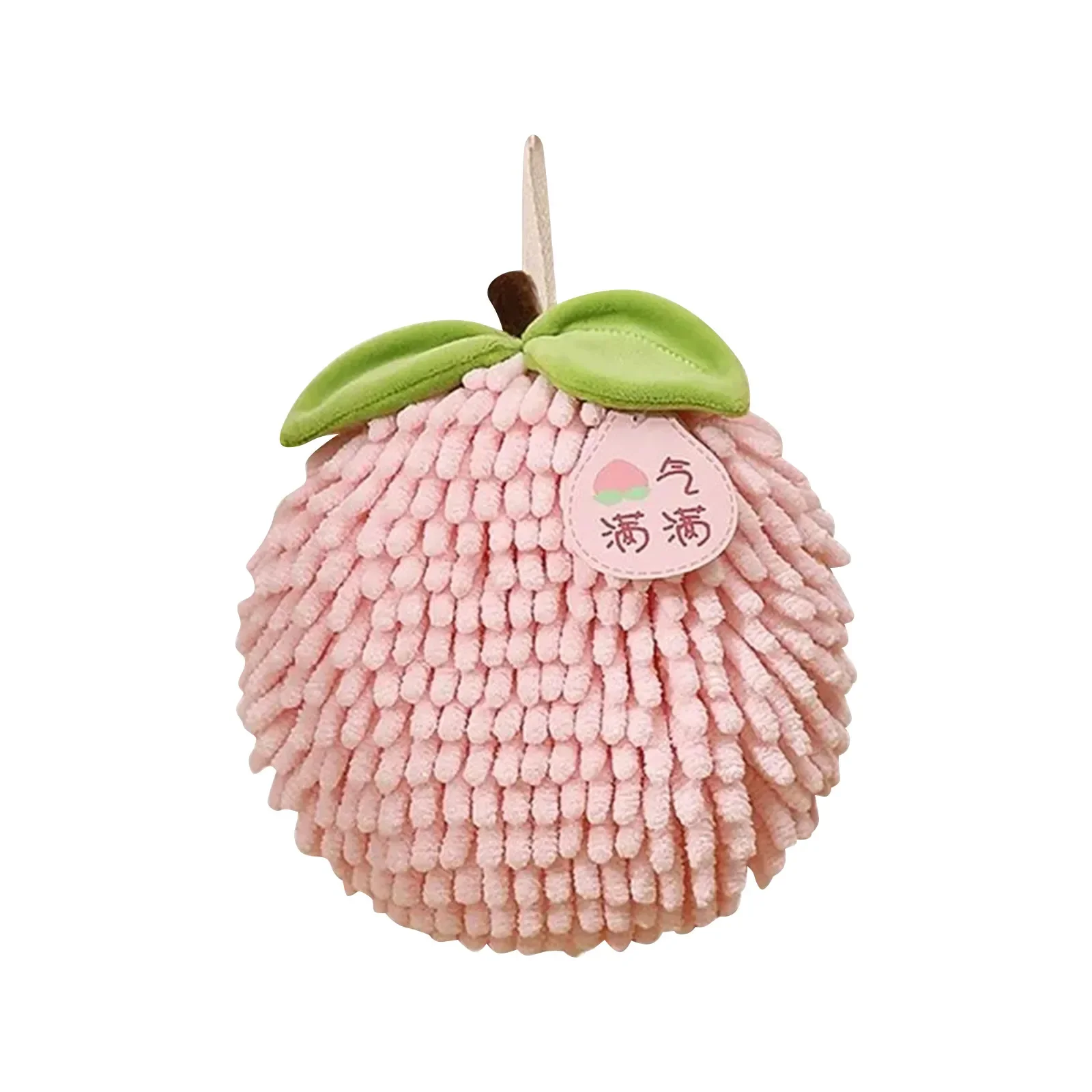 Bold hanging hand towel, super absorbent, lint-free, kitchen use only, cute pink rich hand towel.