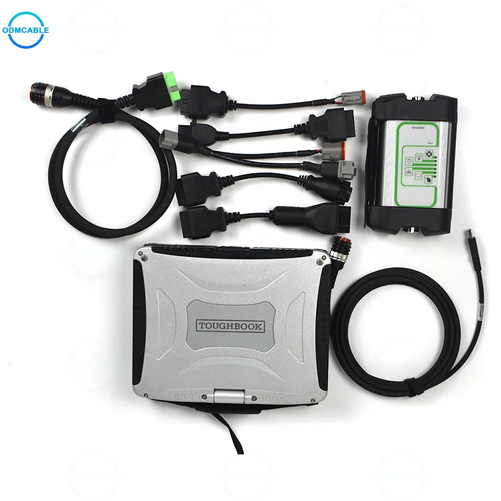 vodia diagnostic tool for penta vocom 88890300 vodia marine industrial engine diagnostic scanner tool with CF19 laptop