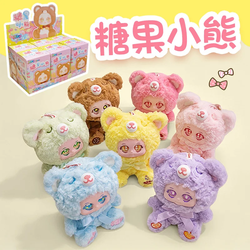 

Candy Bear Series Plush Toy Doll Blind Box Popular Girl Cute Teddy Bear Trendy Toy Pendant Children Ornament Surprise Xmas Gifts