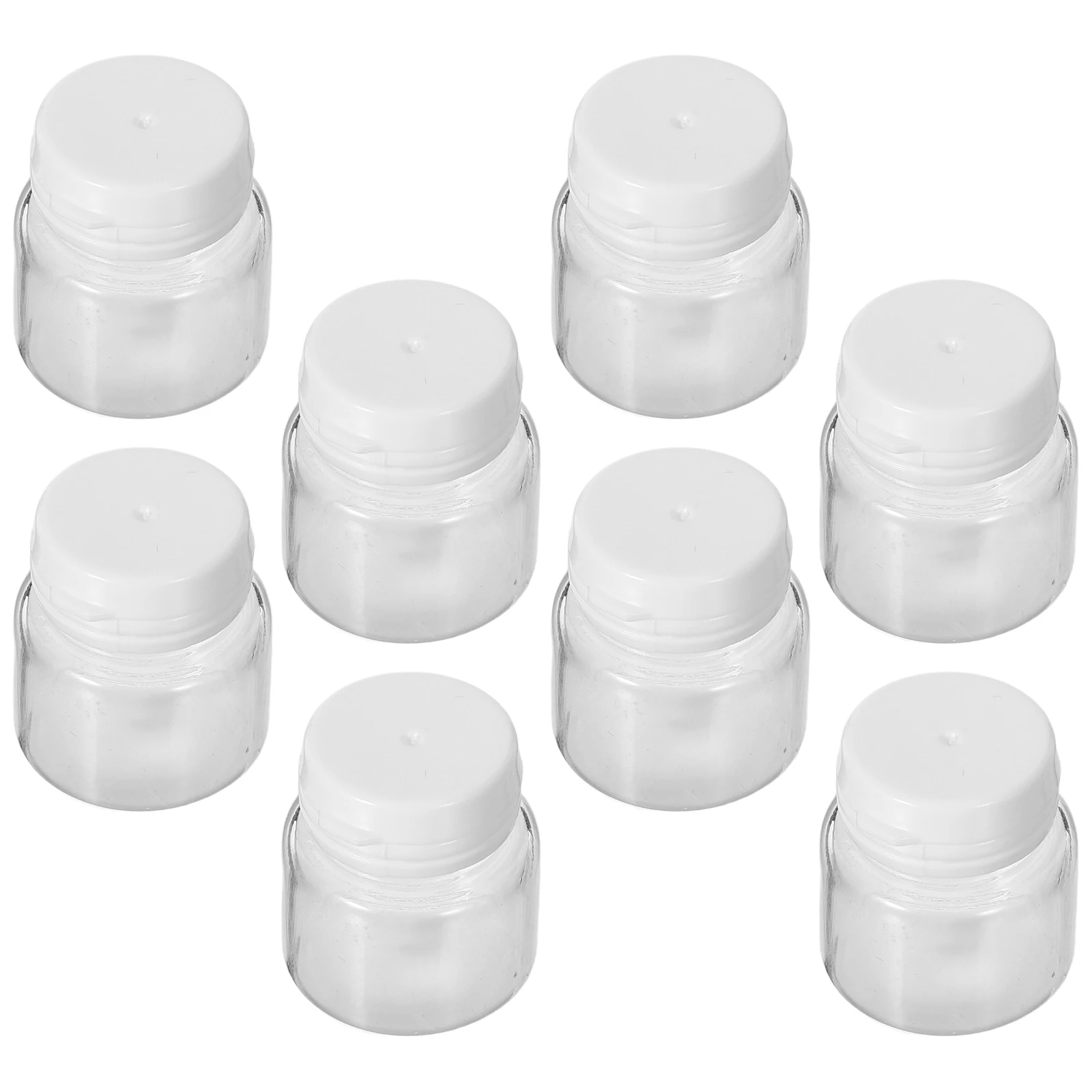 10pcs 여행 디스펜서 누출 방지 휴대용 크림 스킨 케어 미니 액체 용기 리필 가능 빈 핸드 크림 병