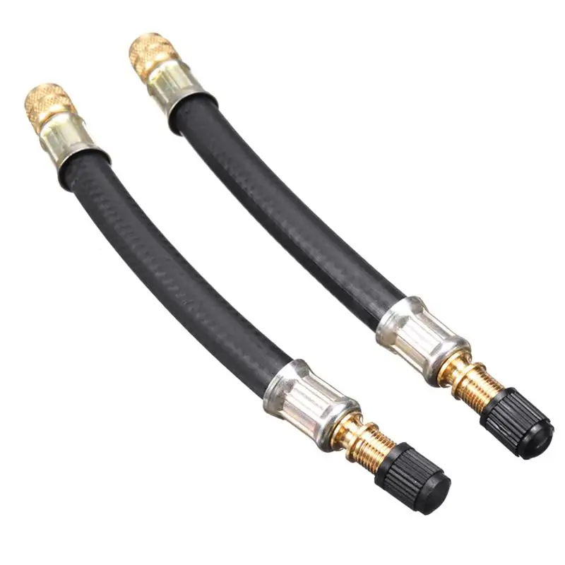 1Pcs Flexible Braided Hose Tyre Valve Stem Extension Adapter for Car Wheels Easy Air Filling Garage Repair Equipment