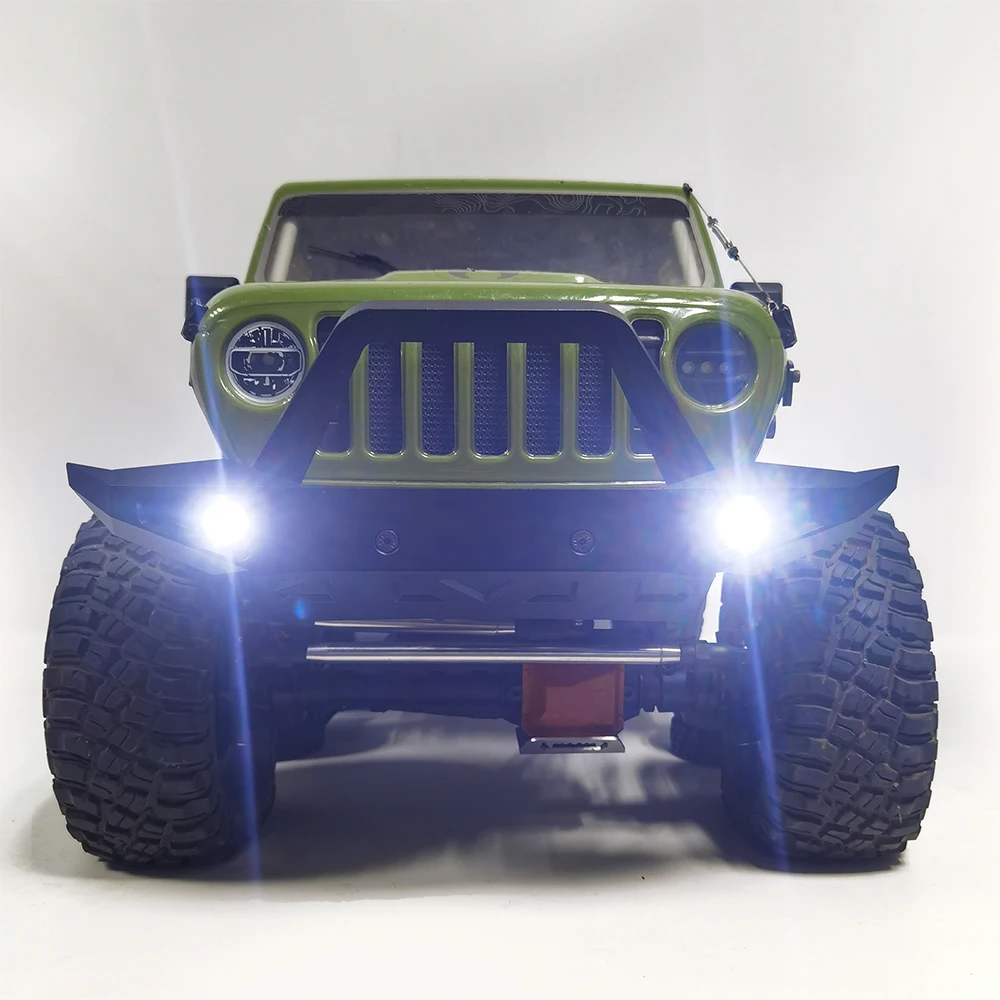 RCGOFOLLOW Paraurti Anteriore RC Parte di Auto Durevole Rc Paraurti Anteriore Per 1/6 SCX6 Crawler RC Parte di Aggiornamento RC Accessori Auto