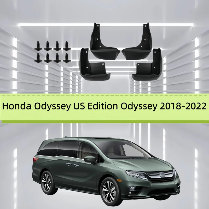 Car Mudguards For Honda Odyssey US Edition Odyssey 2018-2022 Mudflap Fender Mud Flaps Guard Splash Front Rear Wheel Auto