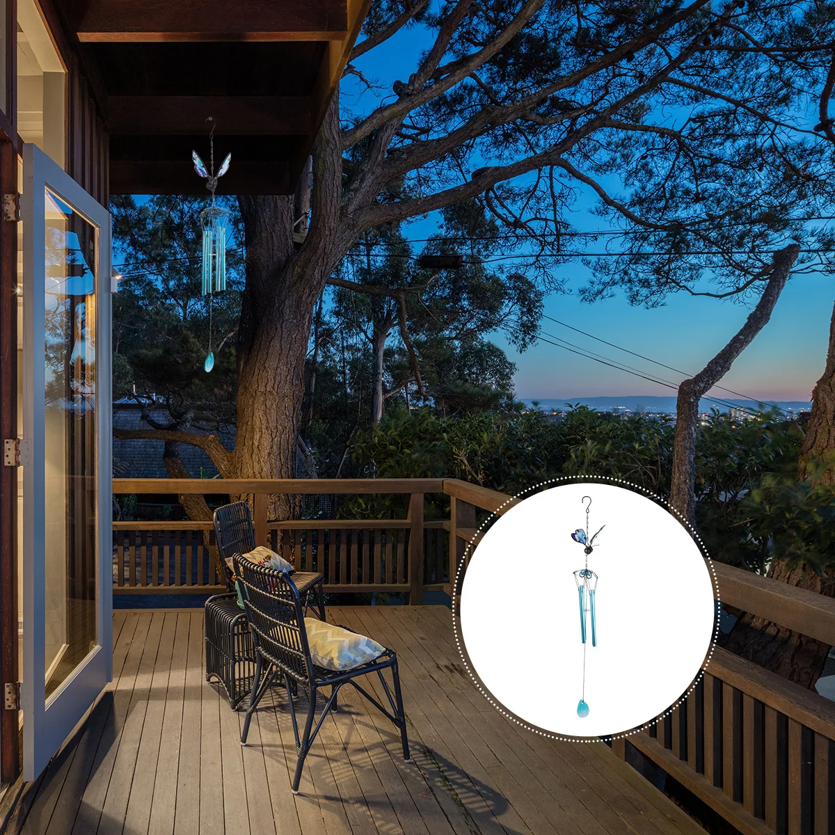 

Melodious Sounds Wind Chime Pendant Creative Windbell Tube Premium Home Room Yard Wind Chime Windbell Tube