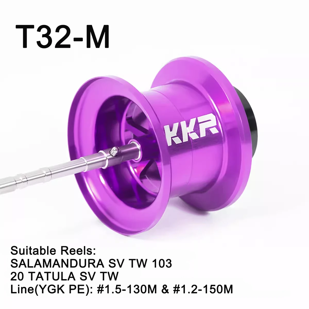 超軽量ベイトキャスティングスペアスプール,kkr t38タチュラtw 80