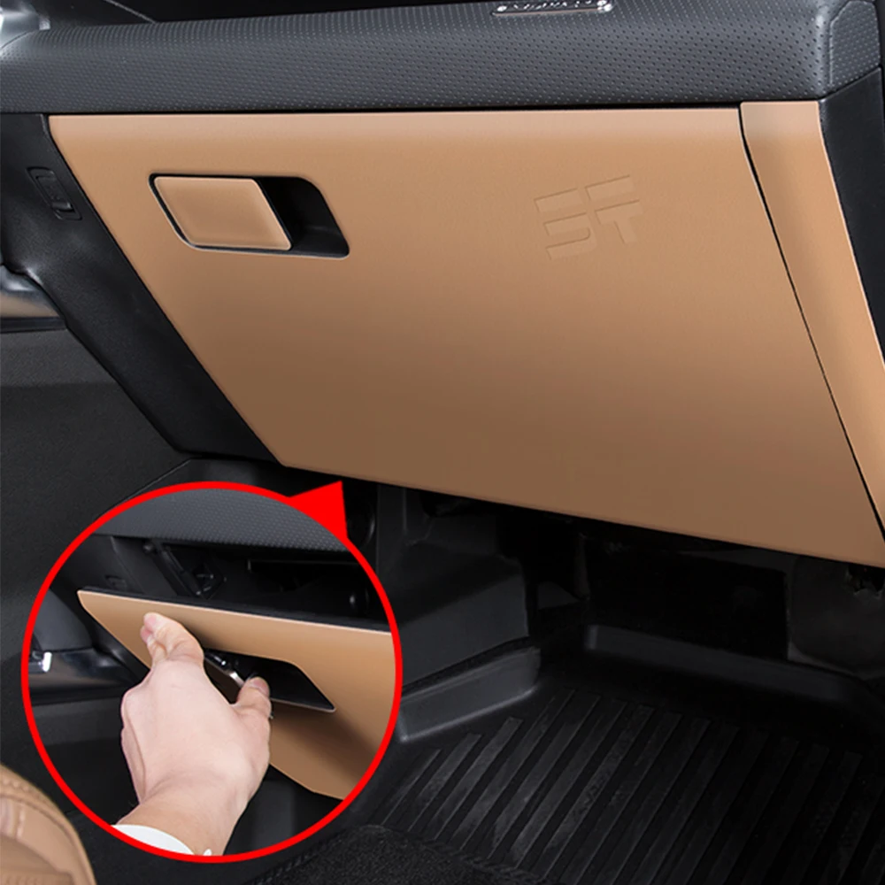 For Chery Jetour Traveler T2 Interior Anti Kick Leather Door B-pillar Glove Box Protection Car Specific Accessories Modification 4