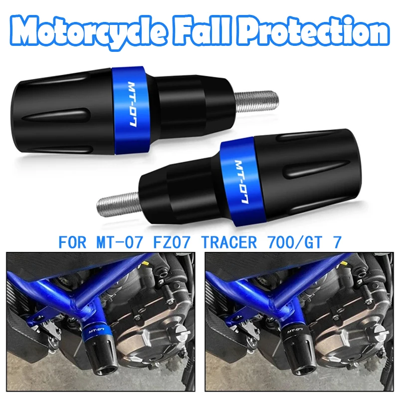 

Защита от падения мотоцикла, алюминиевая рама, слайдер, защита от столкновений для YAMAHA MT07 FZ07 Tracer 700/7/GT, модификация, аксессуар для мотоцикла