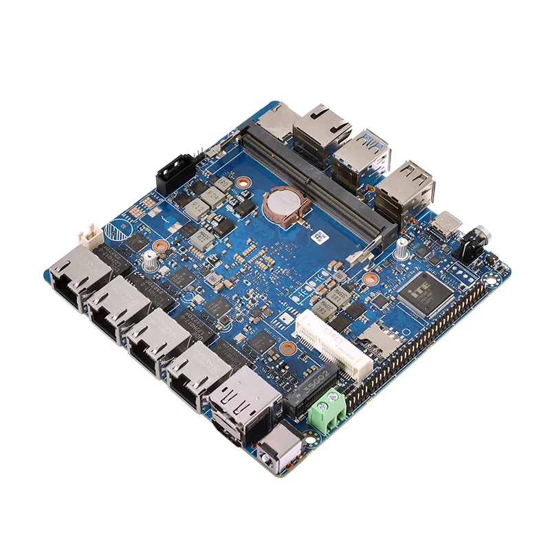 AvaCoreNano itx motherboard on board CPU Intel 12th gen N100 N305 4 Lan port 1*HDMI,1*DP TYPE-C RS232 COM POE pfsense motherboar