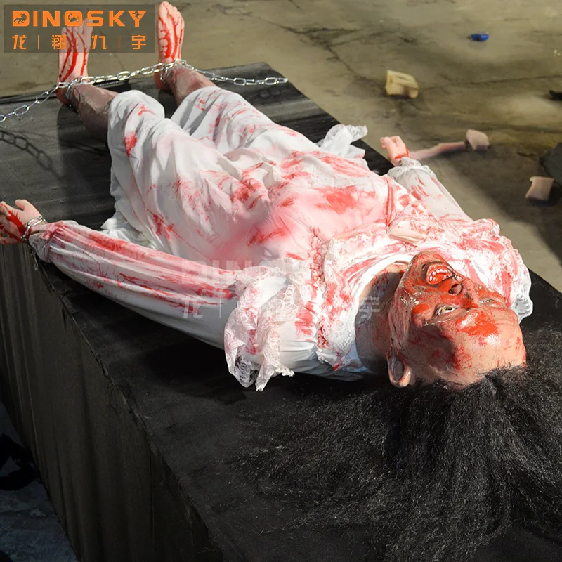 ATV&UTVHalloween Movie Decoration Psychiatric Patient Haunted House Props DINOSKY