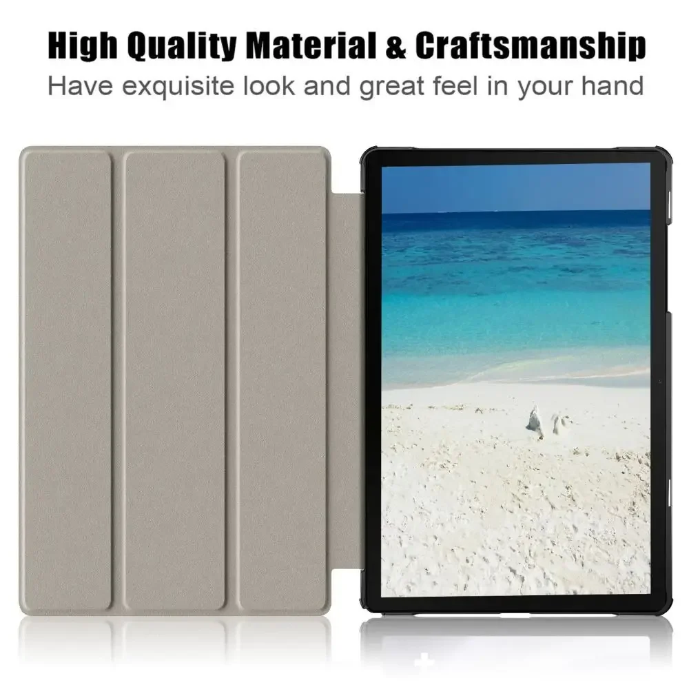 

Auto Wake/Sleep 11 Inch Tablet Case Wear-resistant Multi-angle Folio Full Cover Anti-fall Waterproof for Samsung Tab A11 Plus